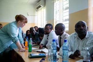 Leadership training in Zambia